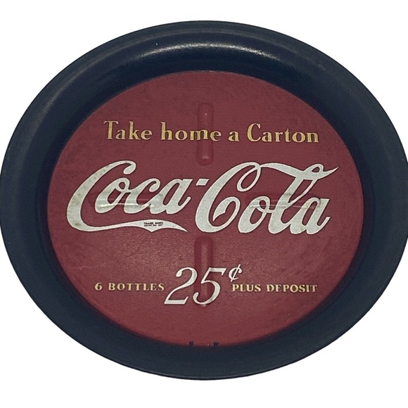 1993 COCA-COLA COLLECTIBLE COASTERS - Metal Set of 6 Multiple Designs - Picture 9 of 15